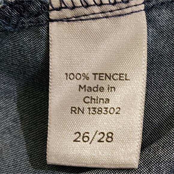 Avenue blue sleeveless pocket button down dress plus size 26 28 4X‎ - Picture 5 of 6